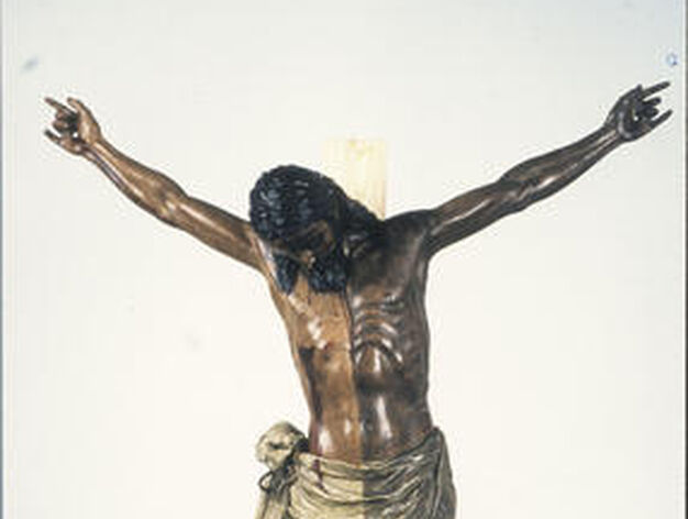 Cristo de Burgos (limpieza).

Foto: IAPH/Eugenio Fern&aacute;ndez