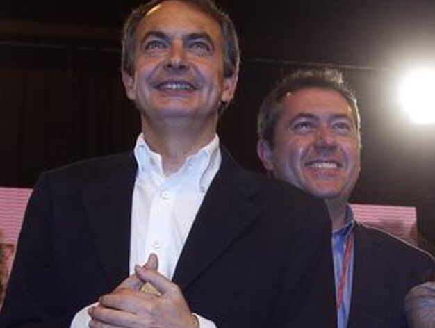 Espadas, junto a Zapatero. / Antonio Pizarro
