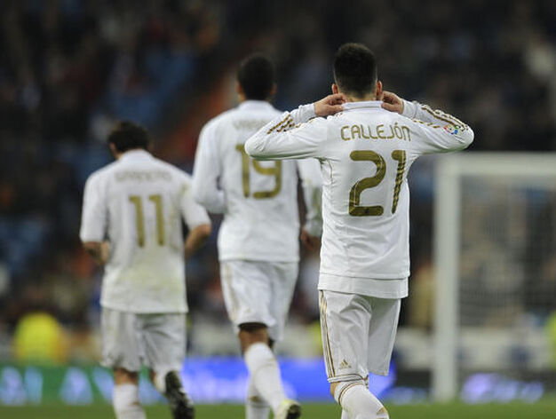 El Real Madrid solventa el tr&aacute;mite de la vuelta de la Copa del Rey ante la Ponferradina (5-1). / AFP