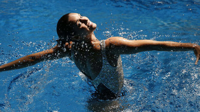 Ona Carbonell, primera nadadora del equipo nacional de natación sincronizada. EFE.