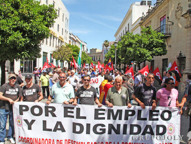 Manifestaci&oacute;n del Primero de Mayo en Jerez