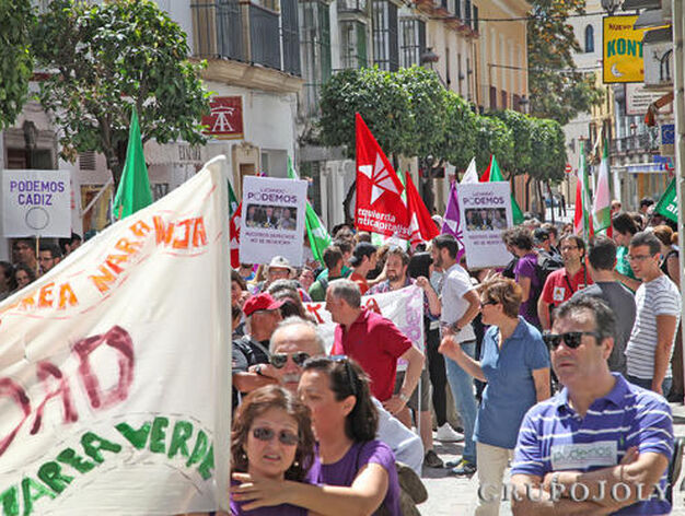 Manifestaci&oacute;n del Primero de Mayo en Jerez
