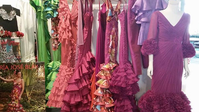 Cartel oficial del showroom de moda flamenca