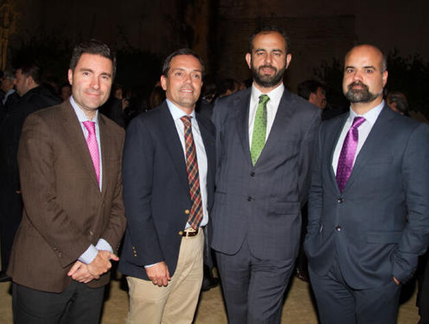 Aurelio Trujillo, Jos&eacute; Manuel Feria, Ignacio Ochoa y Asier Barreiro.

Foto: Juan Carlos V?uez / Victoria Hidalgo