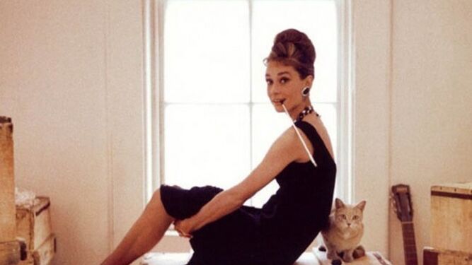 El legendario vestido de Hepburn en 'Desayuno con diamantes'.