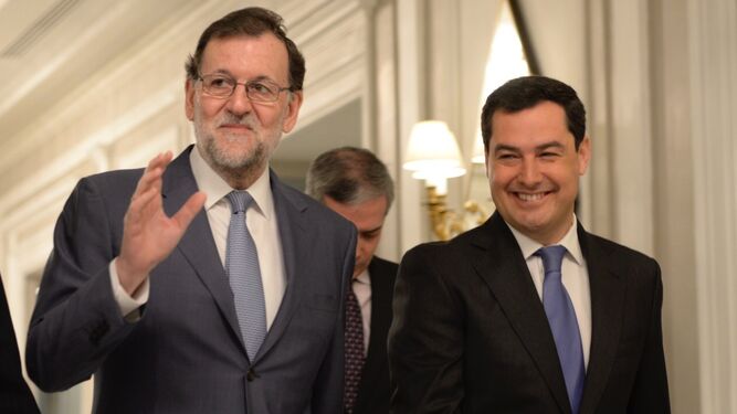 Rajoy y Moreno.