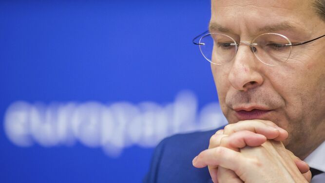 El presidente del Eurogrupo, Jeroen Dijsselbloem, se reunió el martes con los ministros de Economía y Finanzas de la UE.
