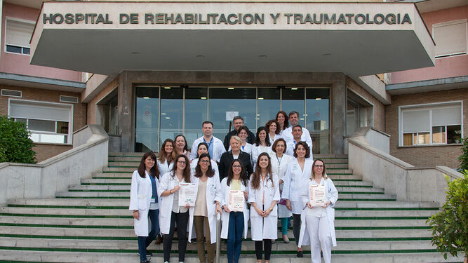Especialistas premiados del Hospital Virgen del Rocío.