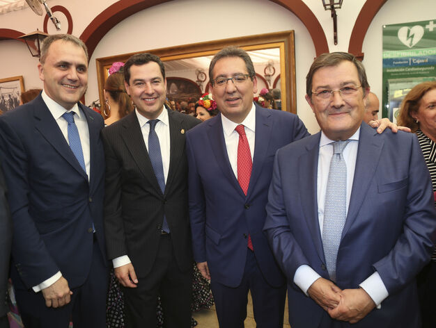 Fernando Moral, Juanma Moreno, Antonio Pulido y Joaqu&iacute;n Sainz de la Maza.