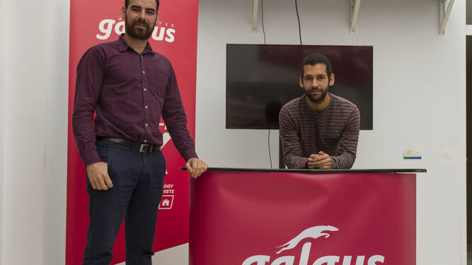 José González, CEO de Galgus, y José Antonio Delgado, director Tecnológico (CTO), en la sede de la empresa en Camas.