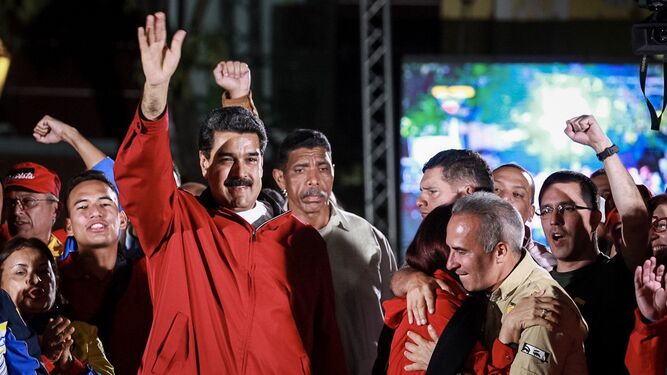 Maduro celebra el resultado de las elecciones