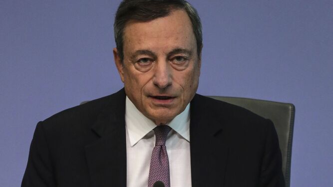 Mario Draghi, el pasado día 7 en Fráncfort.