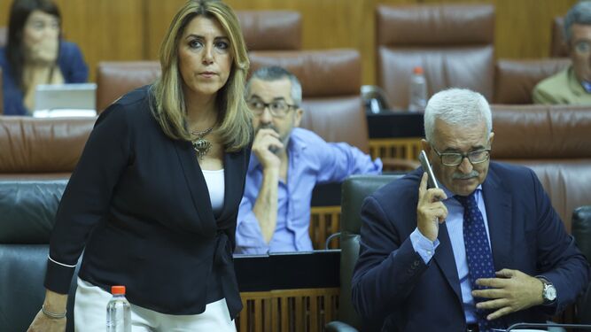 Susana Díaz en el Pleno.