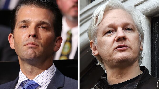 Trump Jr y Assange