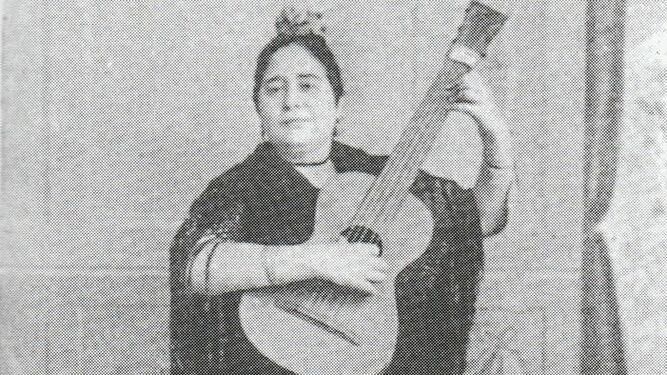 María Valencia 'La Serrana', estrella de los Cafés Cantantes.
