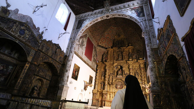 La iglesia del convento de Madre  de Dios de la Piedad se encuentra clausurada desde 2014.