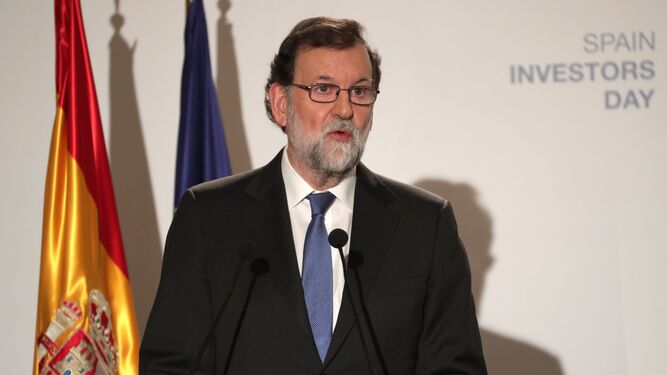 Mariano Rajoy interviene en el Spain Investors Day, en Madrid.