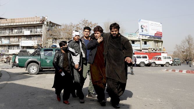 Im&aacute;genes del atentado suicida en Kabul