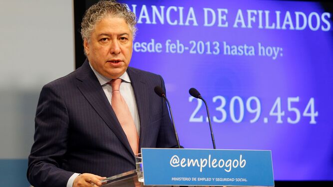 Tomás Burgos, secretario de Estado de Seguridad Social, el pasado mes de enero.
