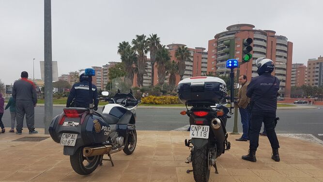 El dispositivo policial en Sevilla para la Vuelta Ciclista a Andaluc&iacute;a, en im&aacute;genes