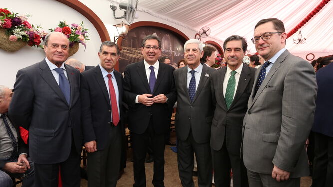 Antonio Ponce, Lorenzo del Río, Antonio Pulido, Damián Álvarez, Pedro Serrano y Fernando Seco.