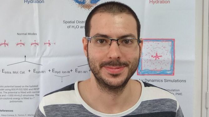 Sergio Pérez Conesa ha ganado el premio al mejor artículo de un investigador joven de Física Atómica y Molecular.