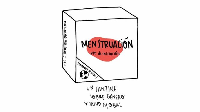 Portada del fanzine sobre la menstruación.