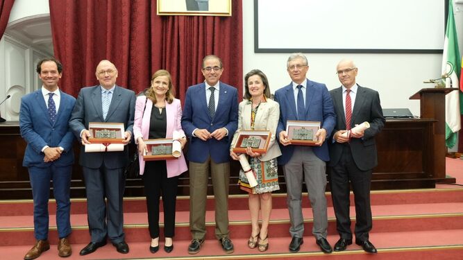 Foto de familia de los premios de Transferencia del Conocimiento.