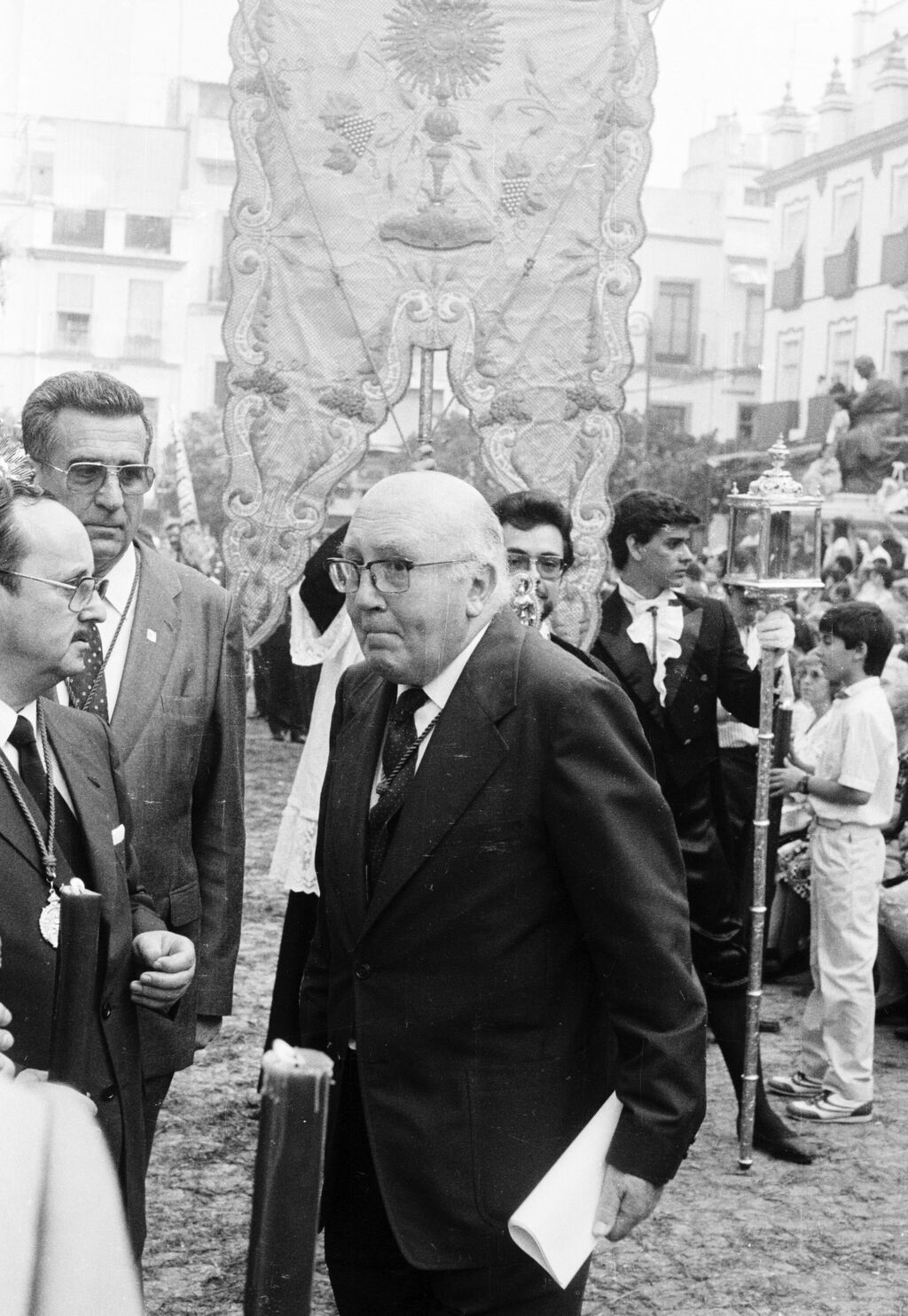 Hacia 1985. Juan Castro Nocera, &ldquo;diputado mayor de gobierno&rdquo; del Corpus durante muchos a&ntilde;os.