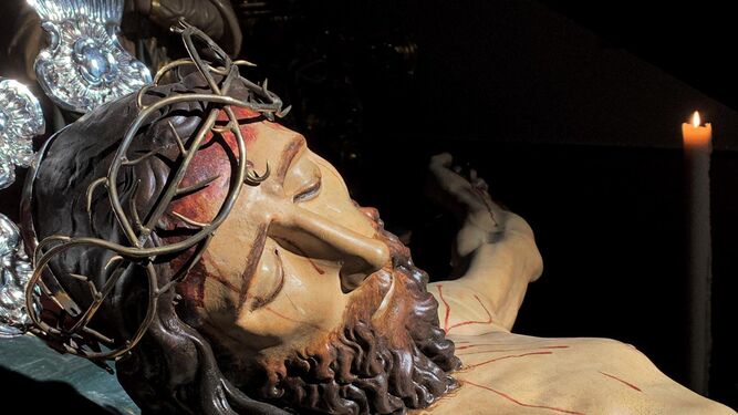 El Cristo de la Vera Cruz de Lebrija, obra de Roque Balduque.