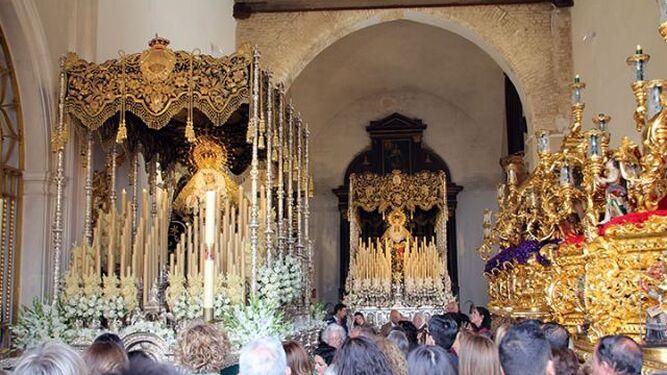 La ermita de San Gregorio en la Semana Santa de 2023.