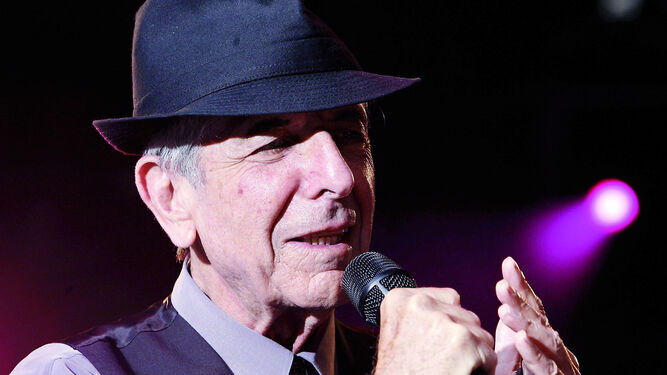 Leonard Cohen, ya talludito.