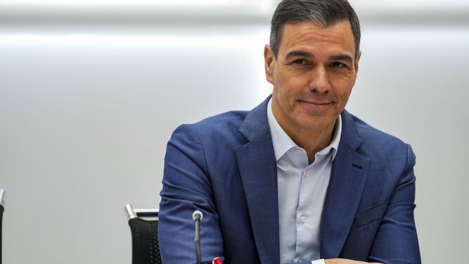 Pedro Sánchez, en la última Ejecutiva Federal del PSOE
