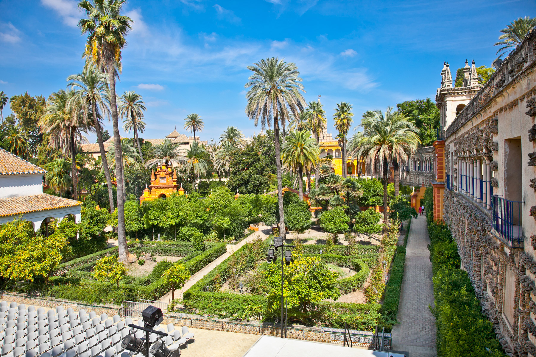 Jardines del Alcázar.