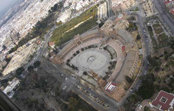 Plaza de Espa&ntilde;a de Sevilla.

Foto: Victoria Hidalgo