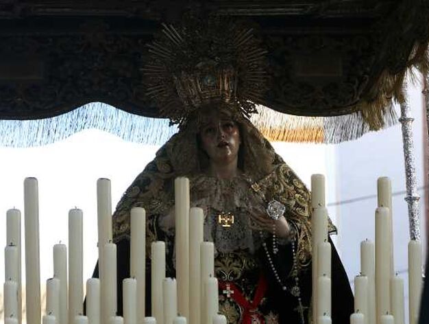 La Virgen de los Dolores de la hermandad de Santa Cruz

Foto: Jos&eacute; &Aacute;ngel Garc&iacute;a