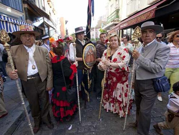 Peregrinos y peregrinas con las vestimentas t&iacute;picas.

Foto: Jaime Mart&iacute;nez