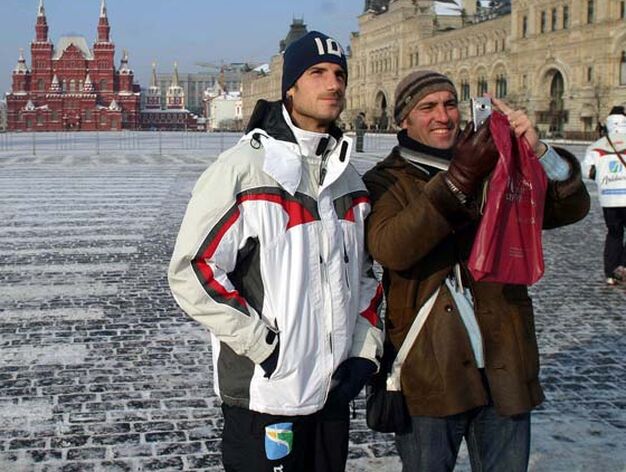 Con Aitor Ocio en el Kremlin
