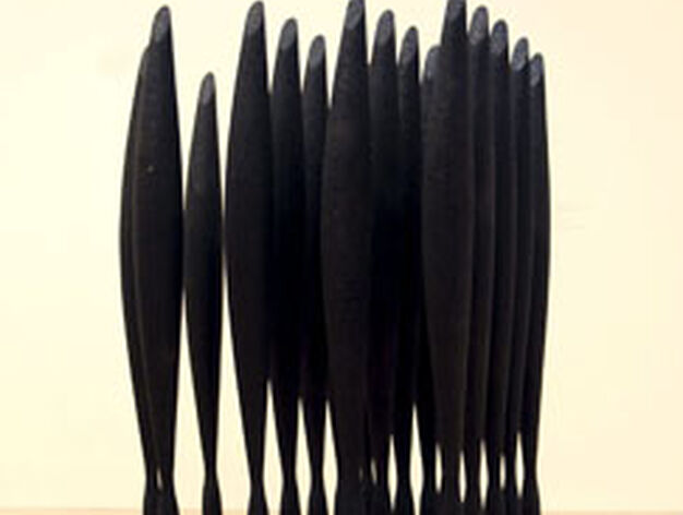 'Black Alphabet 2008', de la artista brit&aacute;nica Lucy Skaer.

Foto: efe