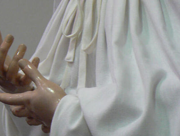 Detalle de las manos de la Virgen de la Estrella.

Foto: Ruesga Bono