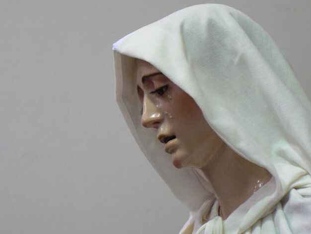 Perfil de la Virgen de la Estrella ya restaurada.

Foto: Ruesga Bono