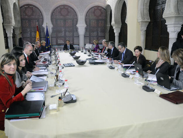 Instant&aacute;nea de uno de los momentos del Consejo de Ministros.

Foto: Juan Carlos V&aacute;zquez