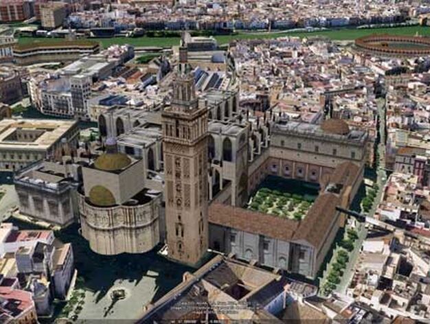 Google Earth lanza 'Sevilla en 3D' con un paseo virtual por m&aacute;s de 17.000 edificios