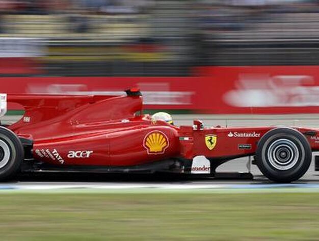 Massa ha quedado en segundo puesto en el GP de Alemania.

Foto: reuters