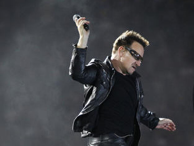 Bono apenas par&oacute; durante el tiempo que dur&oacute; el concierto.

Foto: Pizarro
