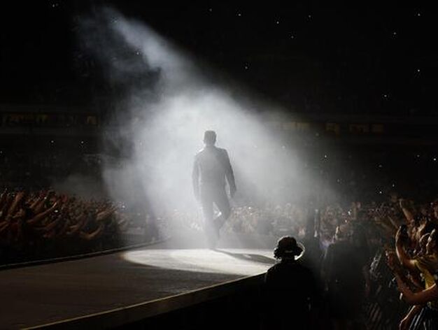 Gran puesta en escena de Bono.

Foto: Pizarro