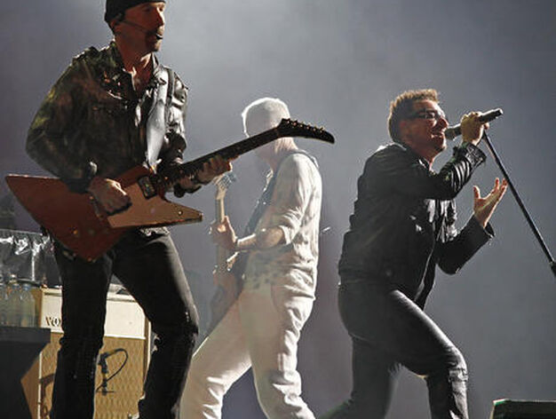 The Edge y Bono, delante de Clayton.

Foto: Pizarro