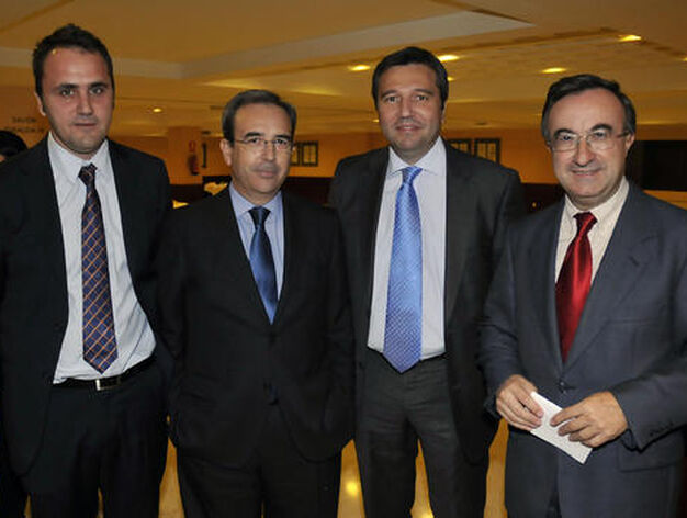 Fernando Moral, Juan Carlos Fern&aacute;ndez, Javier Blanco y Jos&eacute; Soto.

Foto: Juan Carlos Vazquez / Victoria Hidalgo