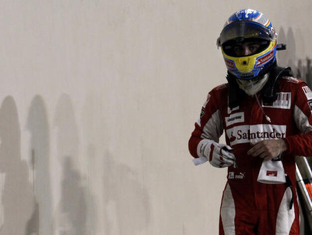 Fernando Alonso, tras el Gran Premio de Abu Dhabi.

Foto: AFP Photo