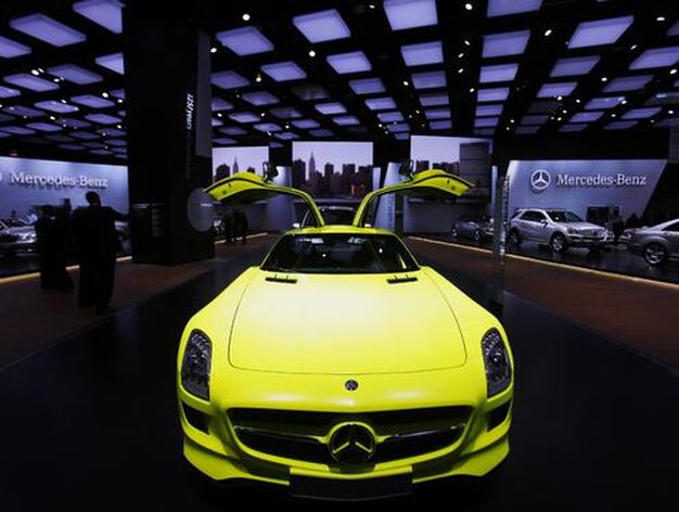 Presentaci&oacute;n de los diferentes modelos de coches en el Sal&oacute;n de Detroit.

Foto: AFP/ Reuters